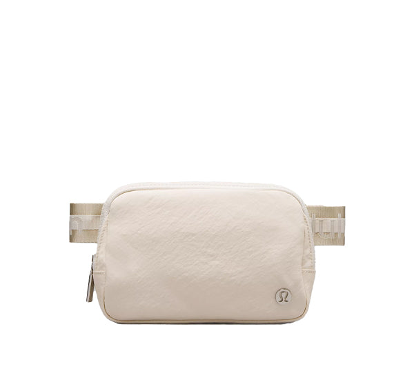 lululemon  Unisex Everywhere Belt Bag 1L White Opal Raw Linen White