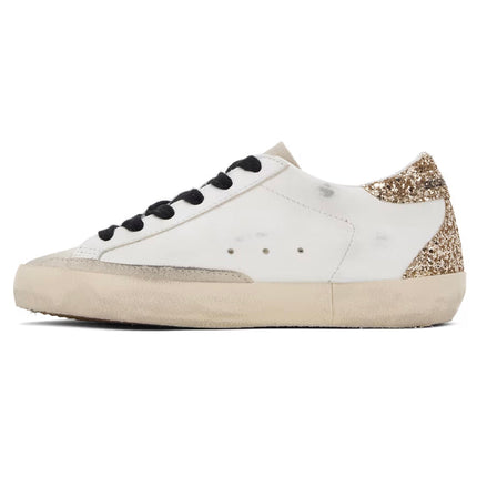 Golden Goose Women's Super Star Sneakers Shine/Silver/Gold