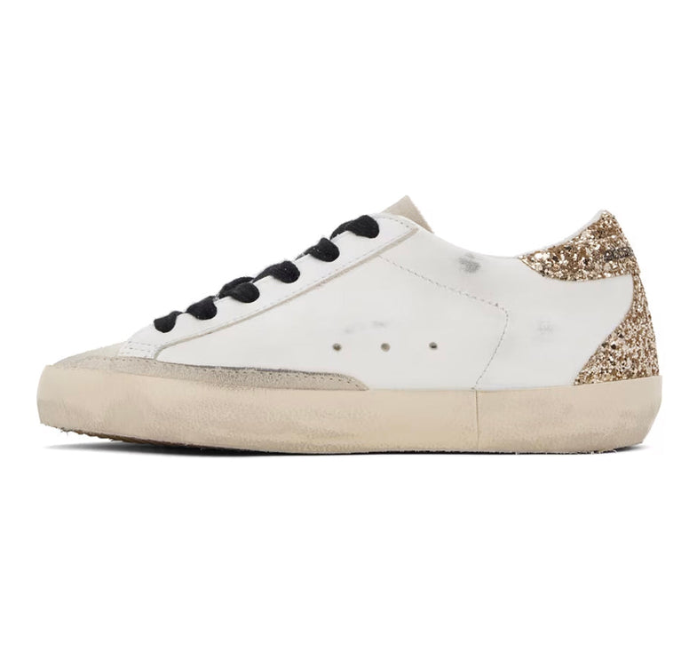 Golden Goose Women's Super Star Sneakers Shine/Silver/Gold