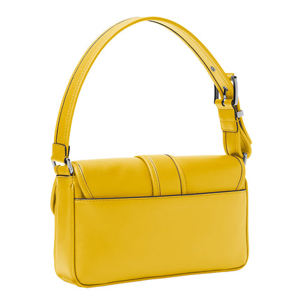 Michael Kors Women's Colby Medium Leather Shoulder Bag Bright Dandelion