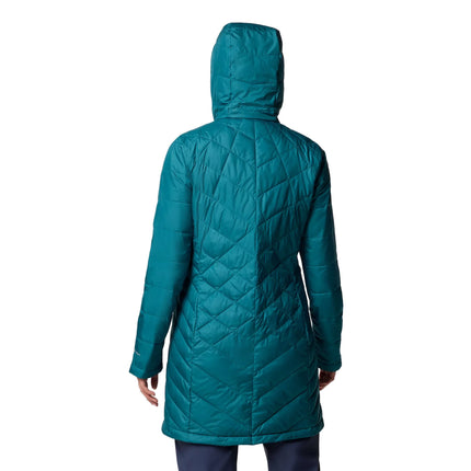 Columbia Women's Heavenly Long Hooded Jacket River Blue