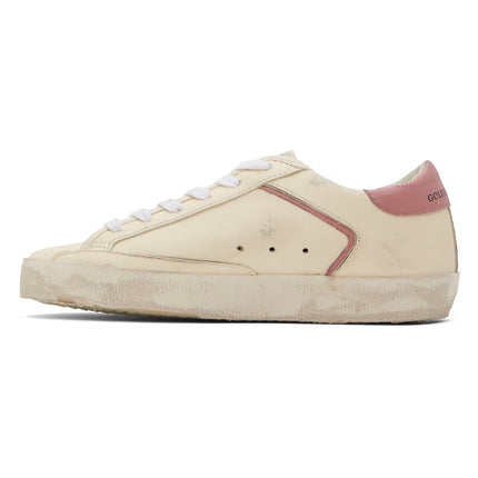 Golden Goose Women's Super Star Sneakers Cream/Rose