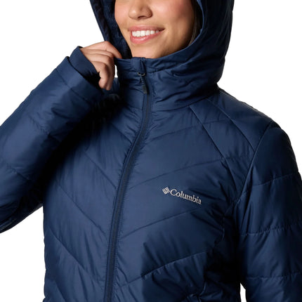 Columbia Women's Heavenly Long Hooded Jacket Collegiate Navy