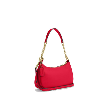 Coach Women's Teri Shoulder Bag Gold/Bold Red