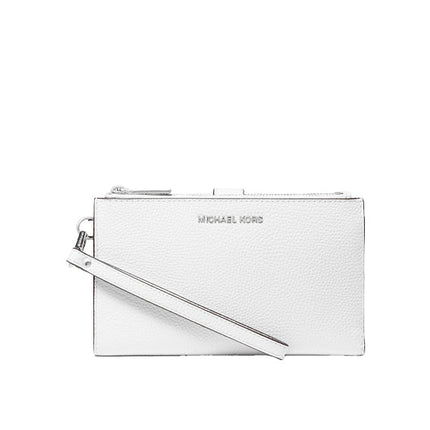 Michael Kors Women's Adele Leather Smartphone Wallet Optic White