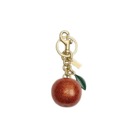 Coach Women's Orange Bag Charm Im/Spice Orange