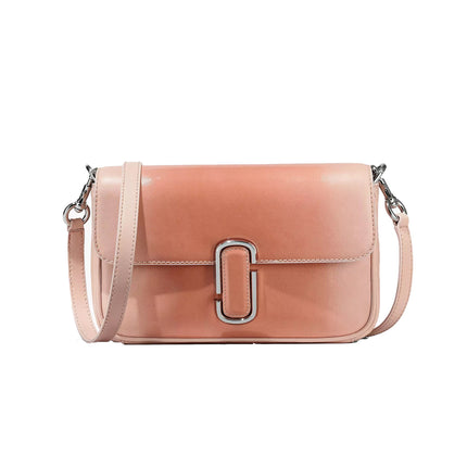 Marc Jacobs Women's The Shadow Patent Leather J Marc Shoulder Bag Rose