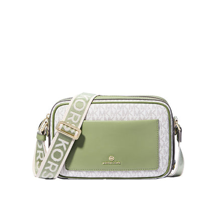 Michael Kors Women's Maeve Large Logo Crossbody Bag Sage Multi