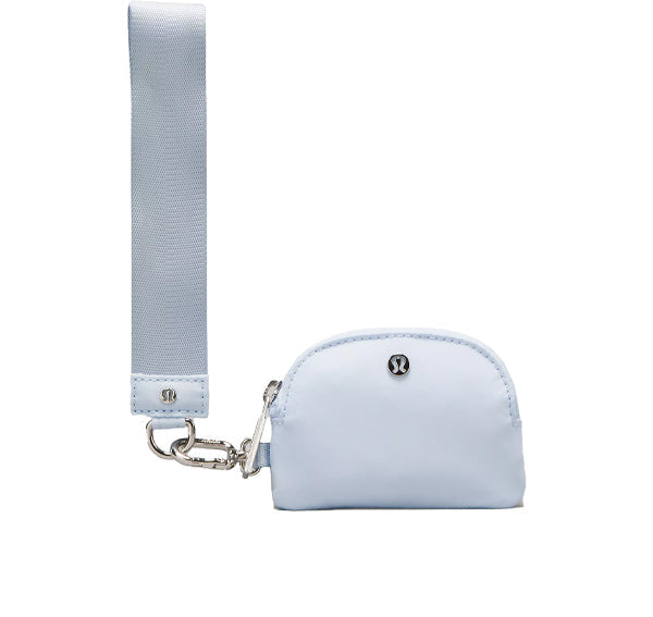 lululemon Unisex Dual Pouch Wristlet Windmill White