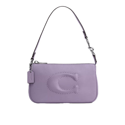 Coach Women's Nolita 19 Silver/Light Violet - Ready to Ship