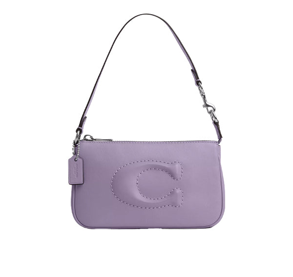 Coach Women's Nolita 19 Silver/Light Violet - Ready to Ship