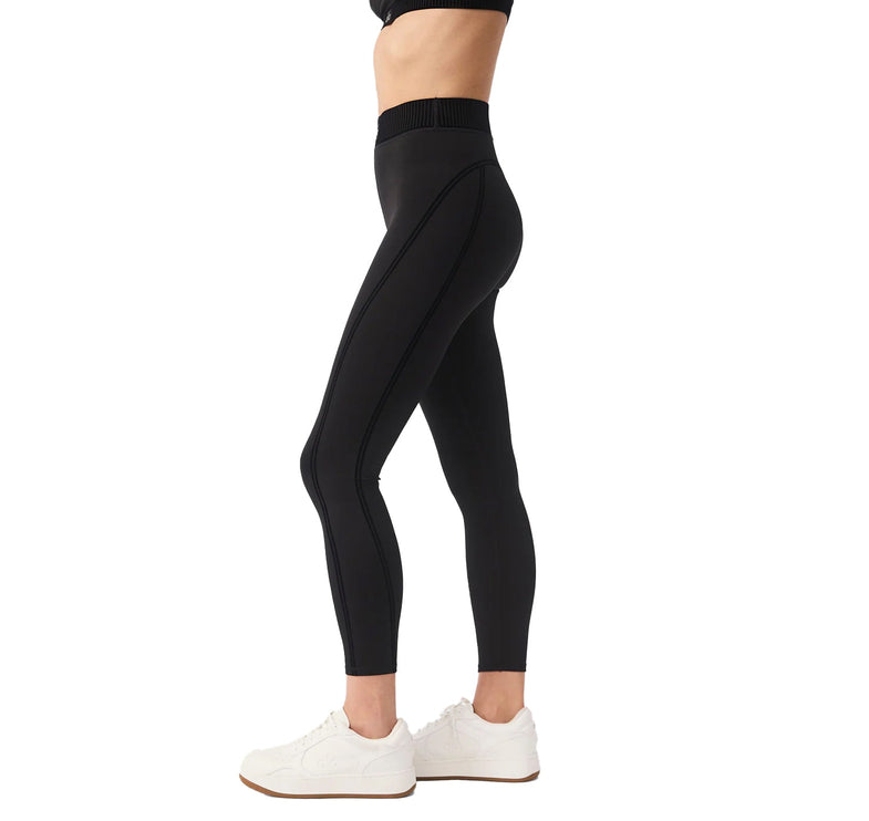 Alo Yoga Women's Airlift High Wasist 7/8 Line Up Legging Black