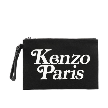 Kenzo Women's Kenzo Utility Large Canvas Pouch Black