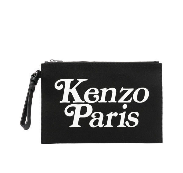 Kenzo Women's Kenzo Utility Large Canvas Pouch Black