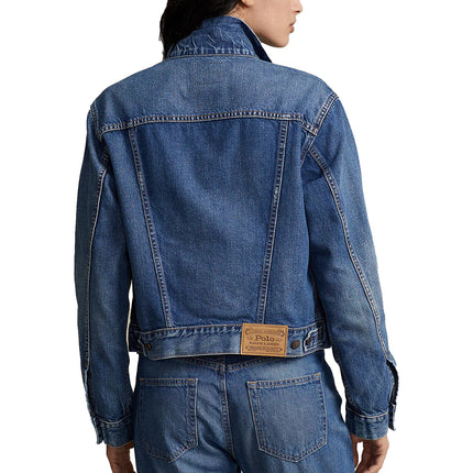 Polo Ralph Lauren Women's Denim Trucker Jacket Meuse Wash