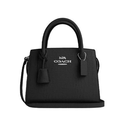 Coach Women's Andrea Carryall Silver/Black