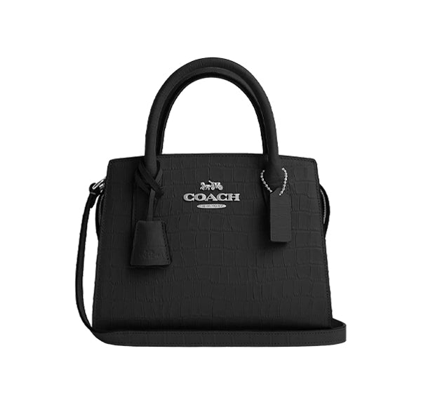 Coach Women's Andrea Carryall Silver/Black