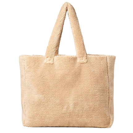 Alo Yoga Women's Foxy Sherpa Tote Camel