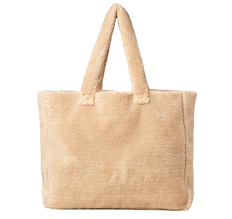 Alo Yoga Women's Foxy Sherpa Tote Camel