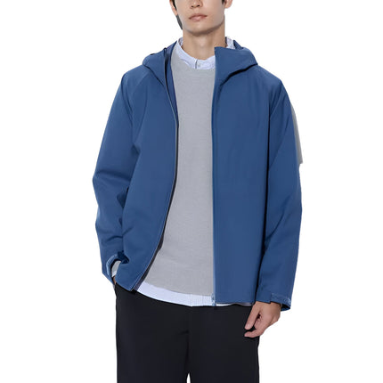 Uniqlo Men's Blocktech Parka 66 Blue