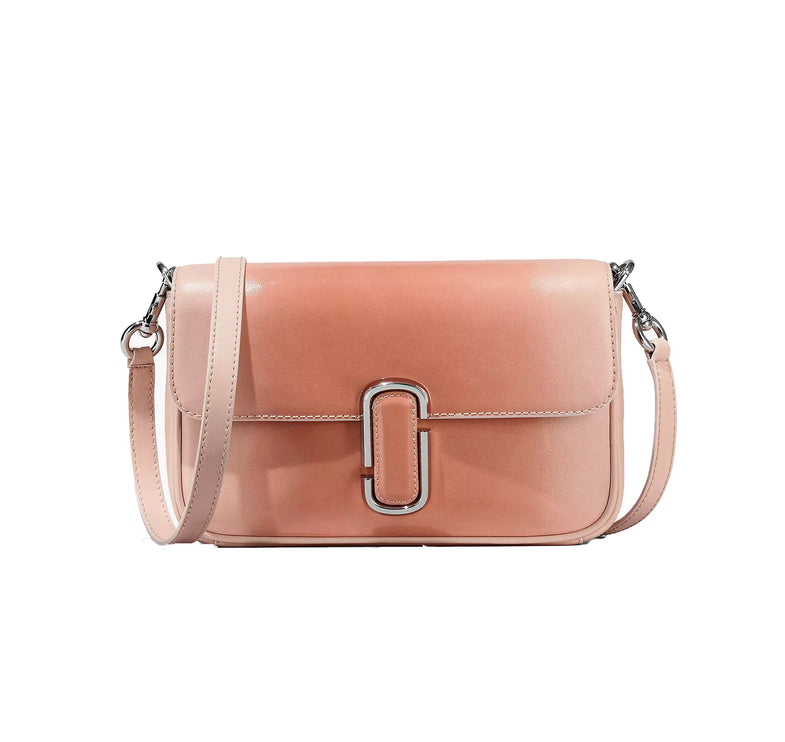 Marc Jacobs Women's The Shadow Patent Leather J Marc Shoulder Bag Rose