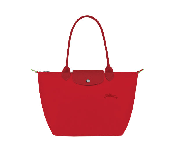 Longchamp Women's Le Pliage Green M Tote Bag Tomato