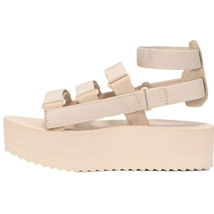 Teva Women's Off-White Flatform Mevia Sandals Birch