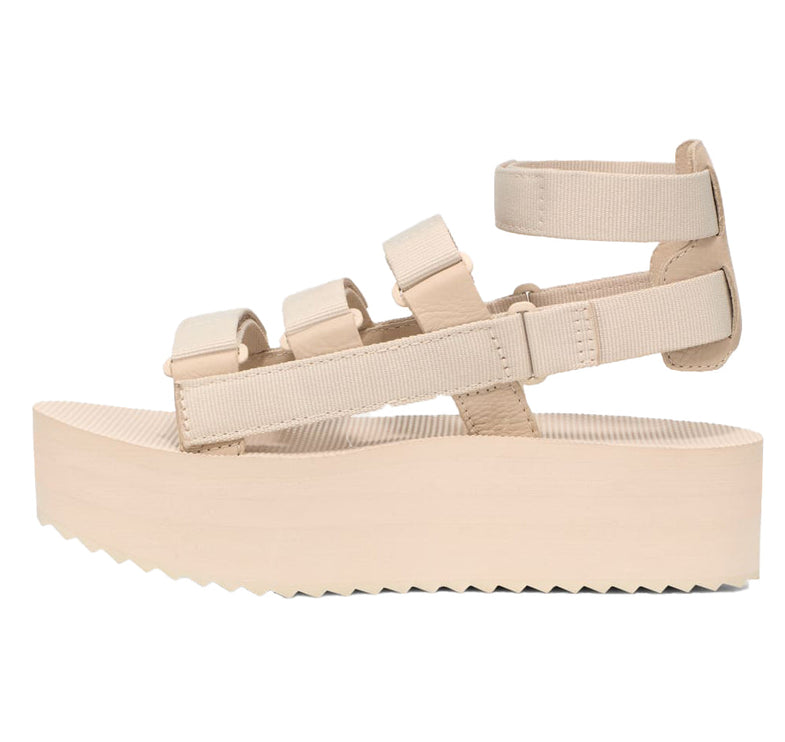 Teva Women's Off-White Flatform Mevia Sandals Birch