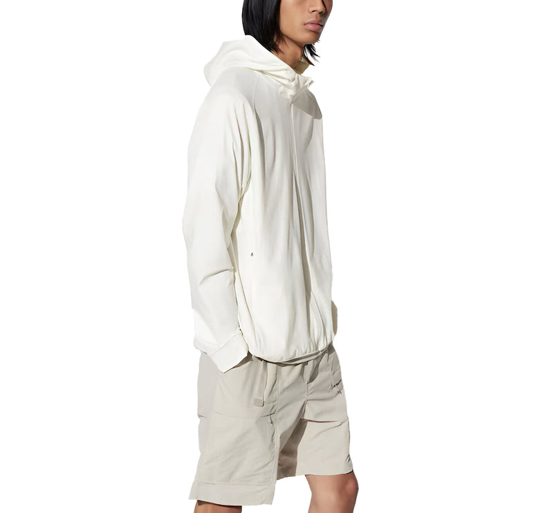 Uniqlo Unisex Extra Stretch Dry Ex Uv Protection Full Zip Hooddie 01 Off White