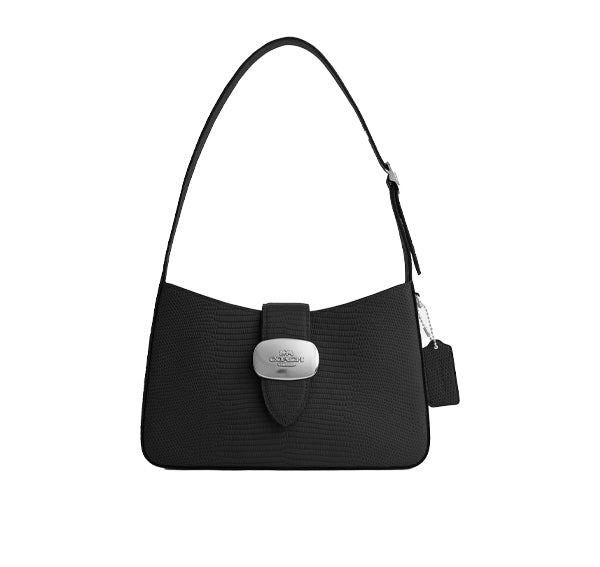 Coach Women's Eliza Shoulder Bag Silver/Black