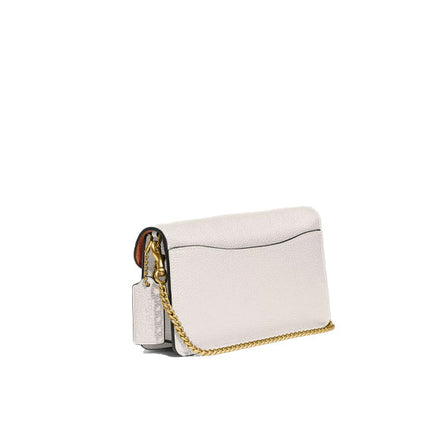 Coach Women's Tabby Chain Clutch Brass/Chalk