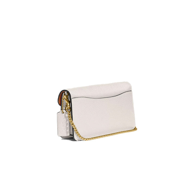 Coach Women's Tabby Chain Clutch Brass/Chalk