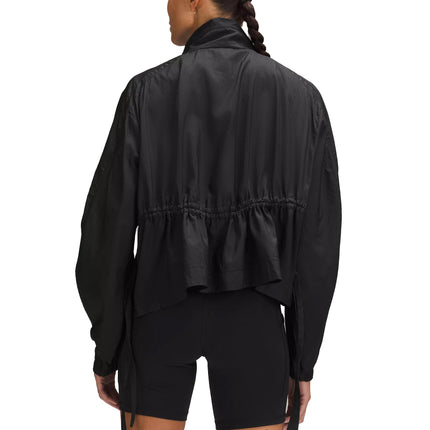 lululemon Women's Lightweight Woven Side Snap Anorak Black