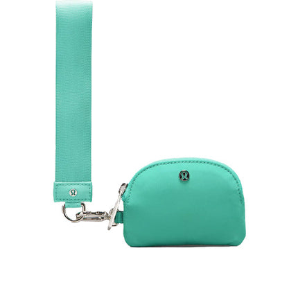 lululemon Unisex Dual Pouch Wristlet Paradise Green Vapor