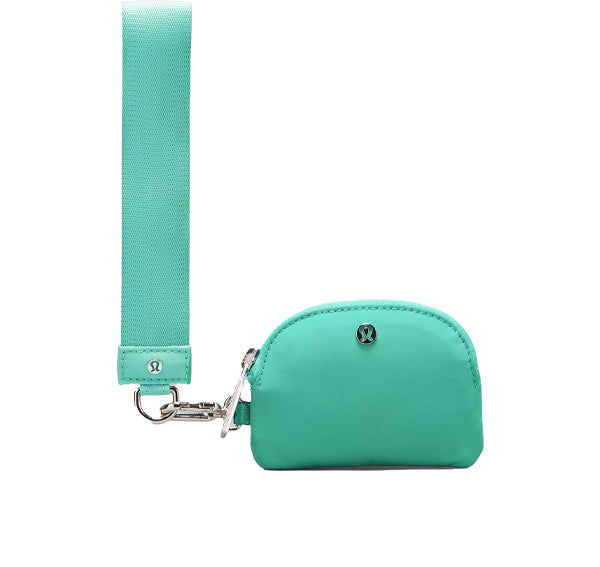 lululemon Unisex Dual Pouch Wristlet Paradise Green Vapor