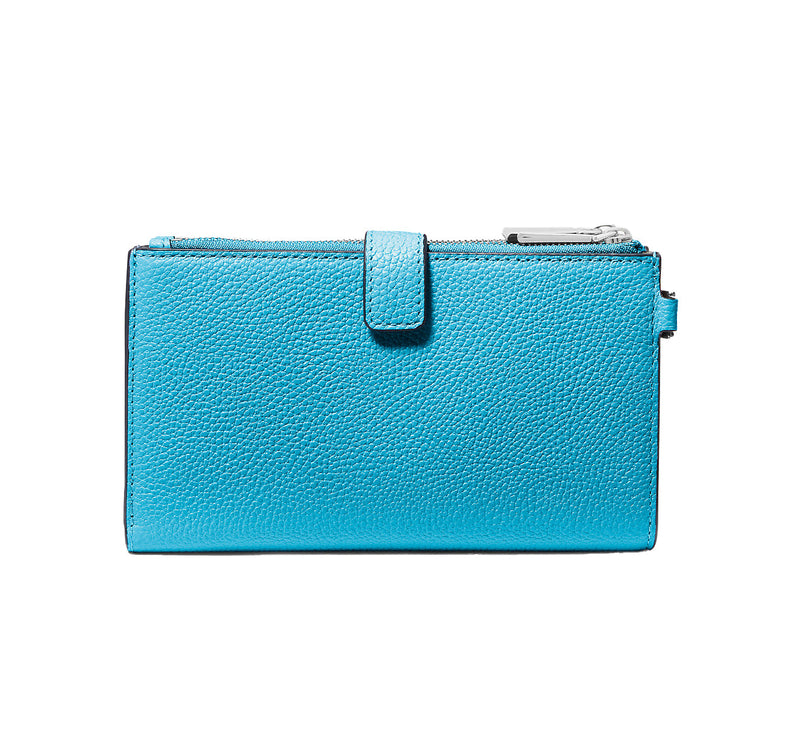 Michael Kors Women's Adele Leather Smartphone Wallet Santorini Blue