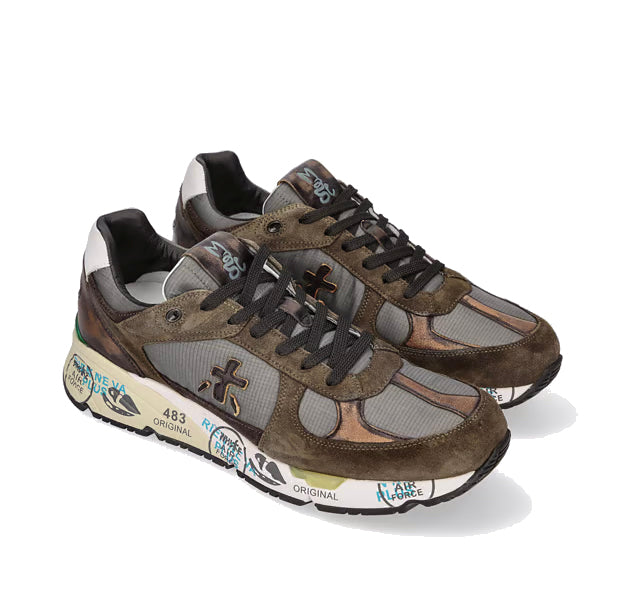 Premiata Men's Mase Sneakers Green 4005