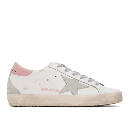 Golden Goose Women's Super Star Sneakers White/Grey/Pink