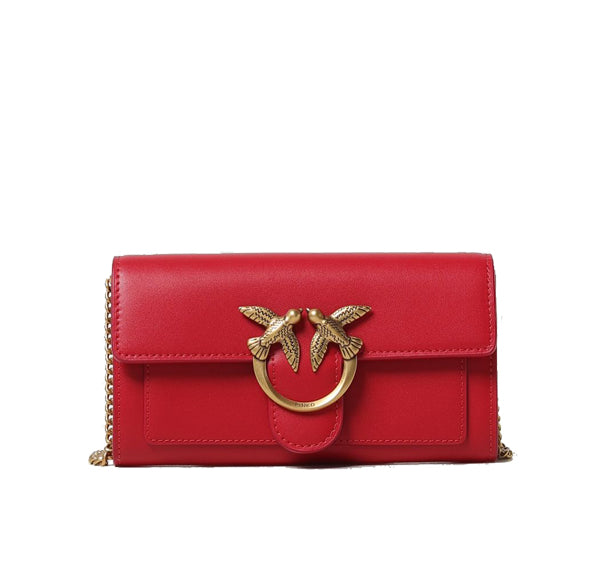 Pinko Women's Love Bag One Wallet Simply Red