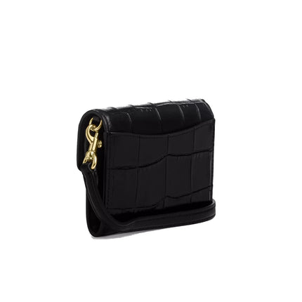 Coach Women's Mini Envelope Wallet With Strap Gold/Black