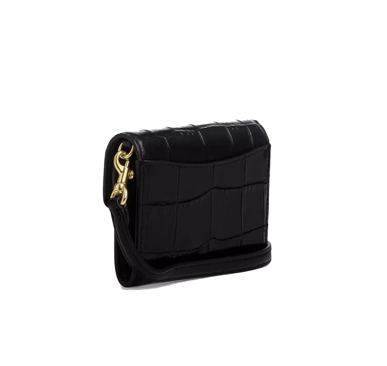 Coach Women's Mini Envelope Wallet With Strap Gold/Black