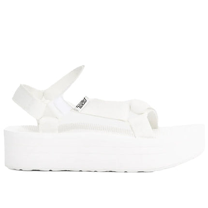 Teva Women's White Flatform Universal Sandals Bright White