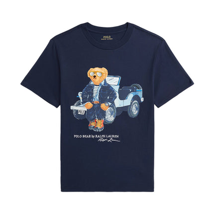 Polo Ralph Lauren Boy's Polo Bear Cotton Jersey Tee  Newport Navy