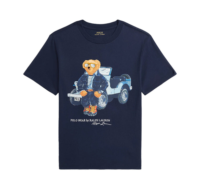 Polo Ralph Lauren Boy's Polo Bear Cotton Jersey Tee  Newport Navy