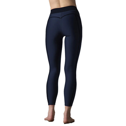 Alo Yoga Women's Airlift High Wasist 7/8 Line Up Legging Navy