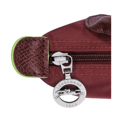 Longchamp Women's Le Pliage Green Pouch With Handle Pomegranate