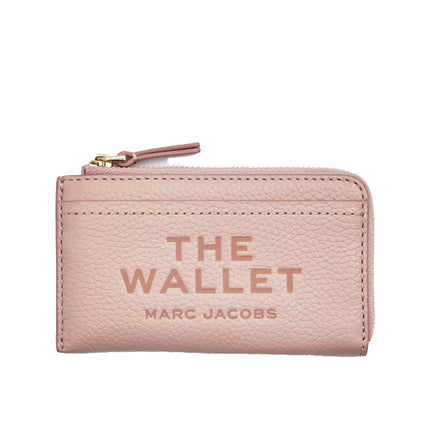 Marc Jacobs Women's The Leather Top Zip Multi Wallet Rose