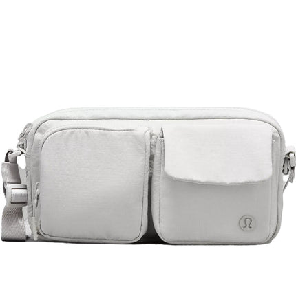 lululemon Unisex Multi Pocket Crossbody Bag 2.5L Vapor