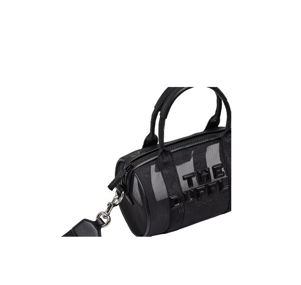 Marc Jacobs Women's The Mesh Leather Mini Duffle Bag Blackout