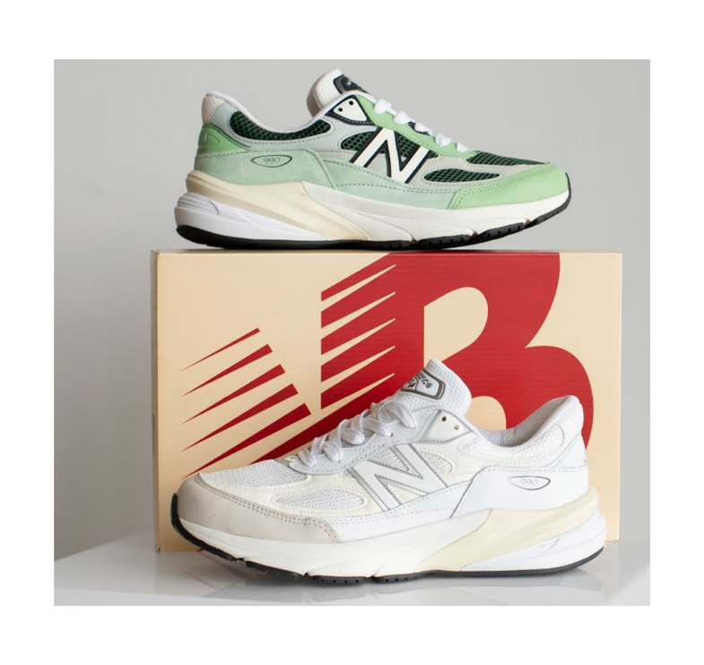 New Balance Unisex Made in USA 990v6 White Sea Salt U990GB6